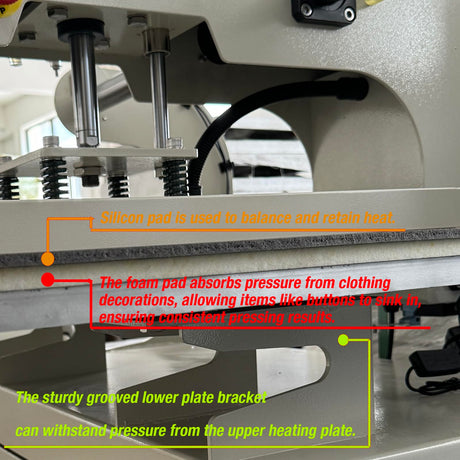 16x24 Pneumatic Dual Heat Press Machine Auto Sliding & Up-Open - Industrial Heat Transfer Double Station Automatic Press with Infrared Positioning for T-Shirt Sublimation Printing WUMSTOT