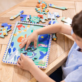 Melissa & Doug Wooden Underwater Jigsaw Spinning Gear Puzzle – 18 Pieces Wooden Puzzle for Toddlers and Preschoolers, for Boys and Girls Ages 3+ Melissa & Doug
