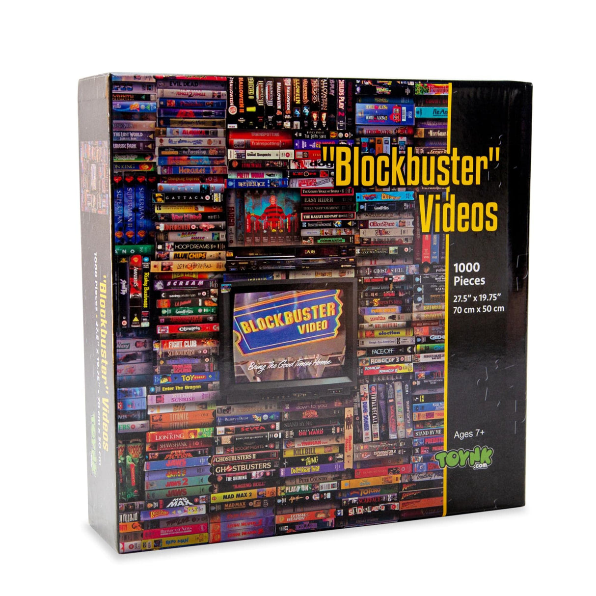 Blockbuster Era 1000-Piece Jigsaw Puzzle, Brain Teaser for Kids and Adults | 28 x 20 Inches Toynk