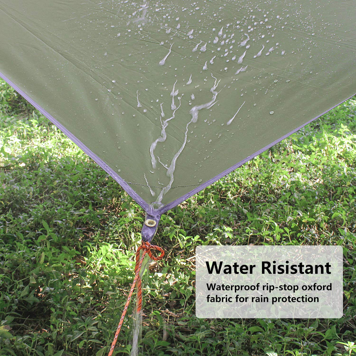 Unigear Hammock Rain Fly Waterproof Tent Tarp,13.1x9.8ft, UV Protection and PU 3000mm Waterproof, Lightweight for Camping, Backpacking and Outdoor Adventure Unigear