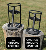 Blue Home XL Kindling Splitter — with 5.5 Lbs Sledge Hammer — Easy Portability — Manual Log Splitter (XL Kindling Splitter) BH Blue Home
