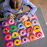 500 Pieces Puzzles for Adults–Colorful Donuts Puzzle for Adults Children Elderly–Recycled Paper Jigsaw Puzzle 500 Pieces–Glossy, Sturdy Pieces Challenging Family Game Great Gift Idea (20.5x15in) Nitktaia