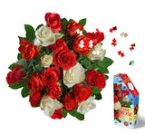 Madd Capp: I Am Rose - 350 Piece Jigsaw Puzzle- 8003 – Ages 10+, Unique Floral-Shaped Border, Challenging Random Cut, Includes Educational Madd Capp Fun Facts Madd Capp