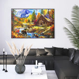 Jigsaw Puzzles 2000 Pieces for Adults Families Bear Village Pieces Fit Together Perfectly Nattork