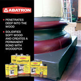 Abatron LiquidWood 2 Gallon Kit 2 Part Structural Epoxy Wood Hardener and Consolidant Resin. Abatron