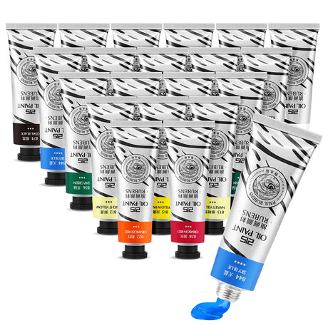 Paul Rubens Oil Paint, 20 Colors*50ml LargeTubes, Professional Oil Colors with High Saturation, Creamy Texture and Consistency,Art Supplies for Artists, Students, Beginners-B Set Paul Rubens