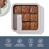 OXO Good Grips Non-Stick Pro Ceramic Coated Metal Bakeware 9” Square Cake Pan – Storm Blue OXO