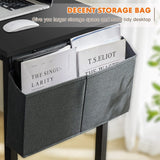Sweetcrispy Small Computer Office Desk 32 Inch Kids Student Study Writing Work with Storage Bag & Headphone Hooks Modern Simple Home Bedroom PC Table Sweetcrispy