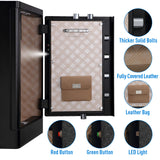 Tenamic Deluxe Biometric Fingerprint Safe Box Smart Touch Screen Fireproof Safe for Home Office Hotel 3.83 Cubic Tenamic