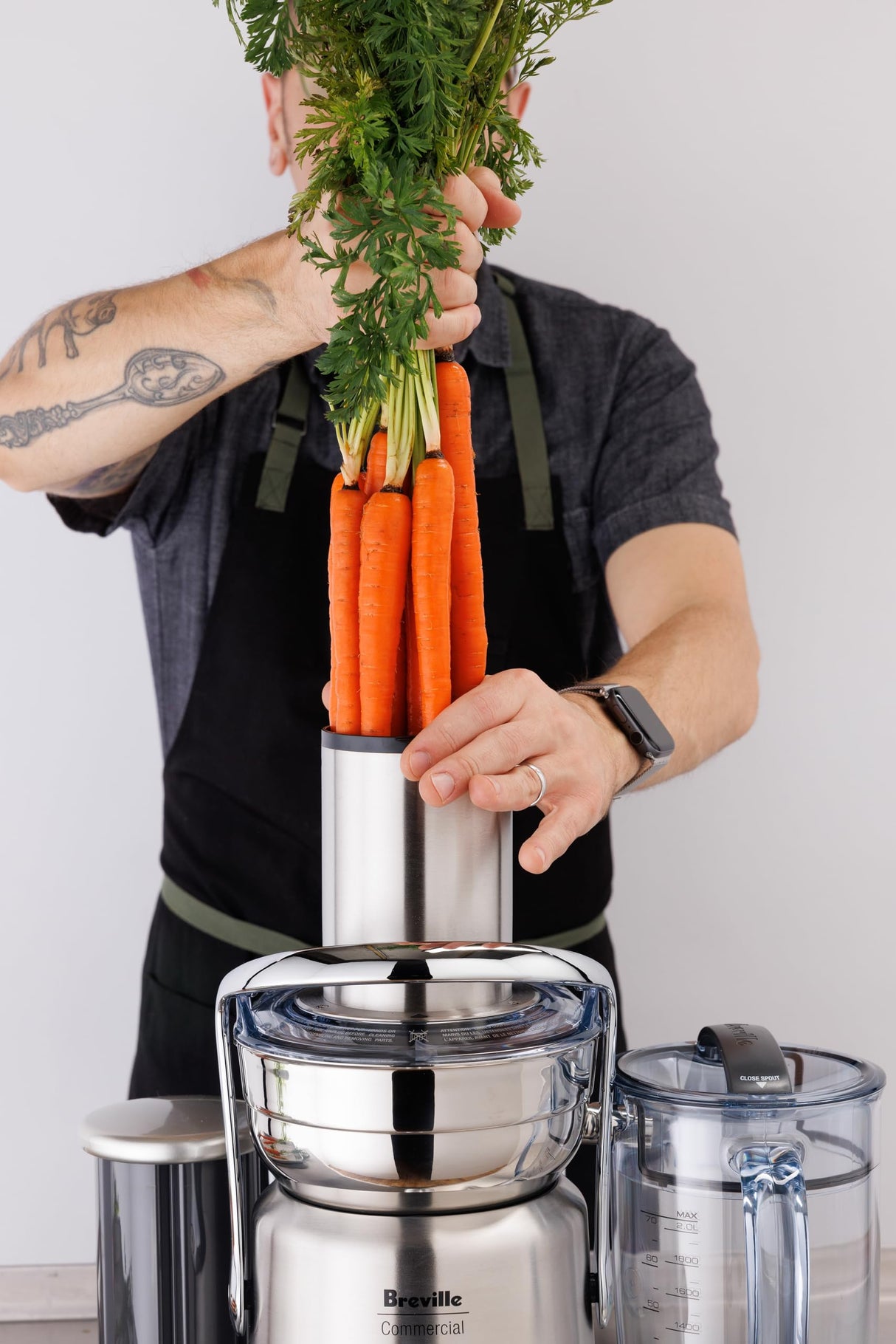 Breville Commercial Juice Fountain XL Pro, Brushed Stainless Steel, CJE830BSS1BNA1 Breville