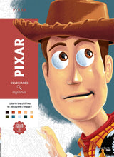 Pixar - 100 dessins à révéler [ Adult coloring book ] (French Edition) HACHETTE HEROES