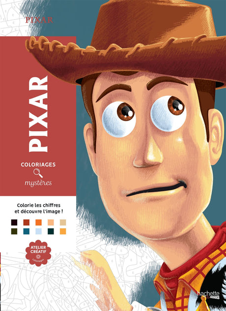 Pixar - 100 dessins à révéler [ Adult coloring book ] (French Edition) HACHETTE HEROES