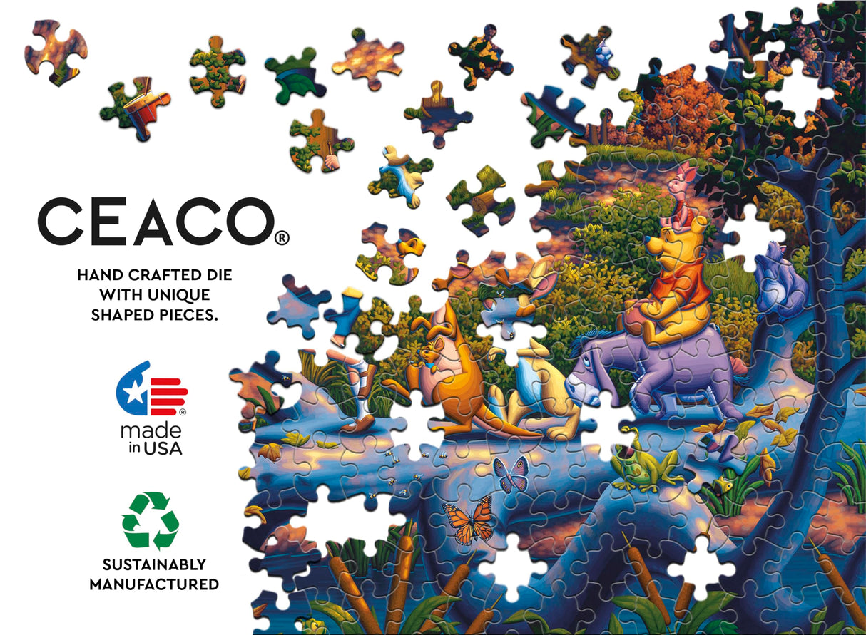 Ceaco - Disney - Dowdle - Winnie The Pooh - A Heroes Parade - 1500 Piece Jigsaw Puzzle Ceaco