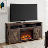 Ameriwood Home Farmington Electric Fireplace Console for TVs up to 60", Rustic Ameriwood Home