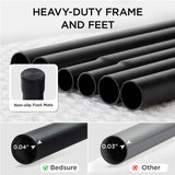 Bedsure Outdoor Elevated Dog Bed Large Sized Dog, Portable Indoor & Outdoor Cooling Raised Cot Pet Hammock Bed with Skid-Resistant Feet, Frame with Breathable Mesh, Grey, 49 inches Bedsure