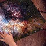 Space Puzzle 1000 Pieces Adult, Solar System Galaxy Puzzle, Hubble-Westerlund 2 Planets Star Nebula Universe Picture Jigsaw Puzzle BBOLDIN