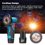 Jadeshay Angle Grinder Tool, 3 Inch High-Speed Cut Off Tool, 19500RPM Electricl Metal Cutting Tools for Steel, Inox, Aluminum, PVC Jadeshay