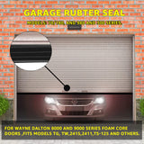 for Wayne Dalton Garage Door Bottom Weather Seal 154448 Replacement for Weather Stripping Fit 18 FT Wide Doors（18Ft） Sousery