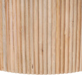 Meridian Furniture Oakhill Collection Modern | Contemporary Round White Oak Finish Coffee Table, 36" W x 36" D x 16" H, Brown Meridian Furniture