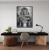 BYGFHLYW 5D Diamond Painting Kits for Adults, Lion Animal Diamond Art Kits for Adults Beginner, DIY Full Drill Diamond Dot Gem Painting for Home Wall Decor 12x16inch BYGFHLYW