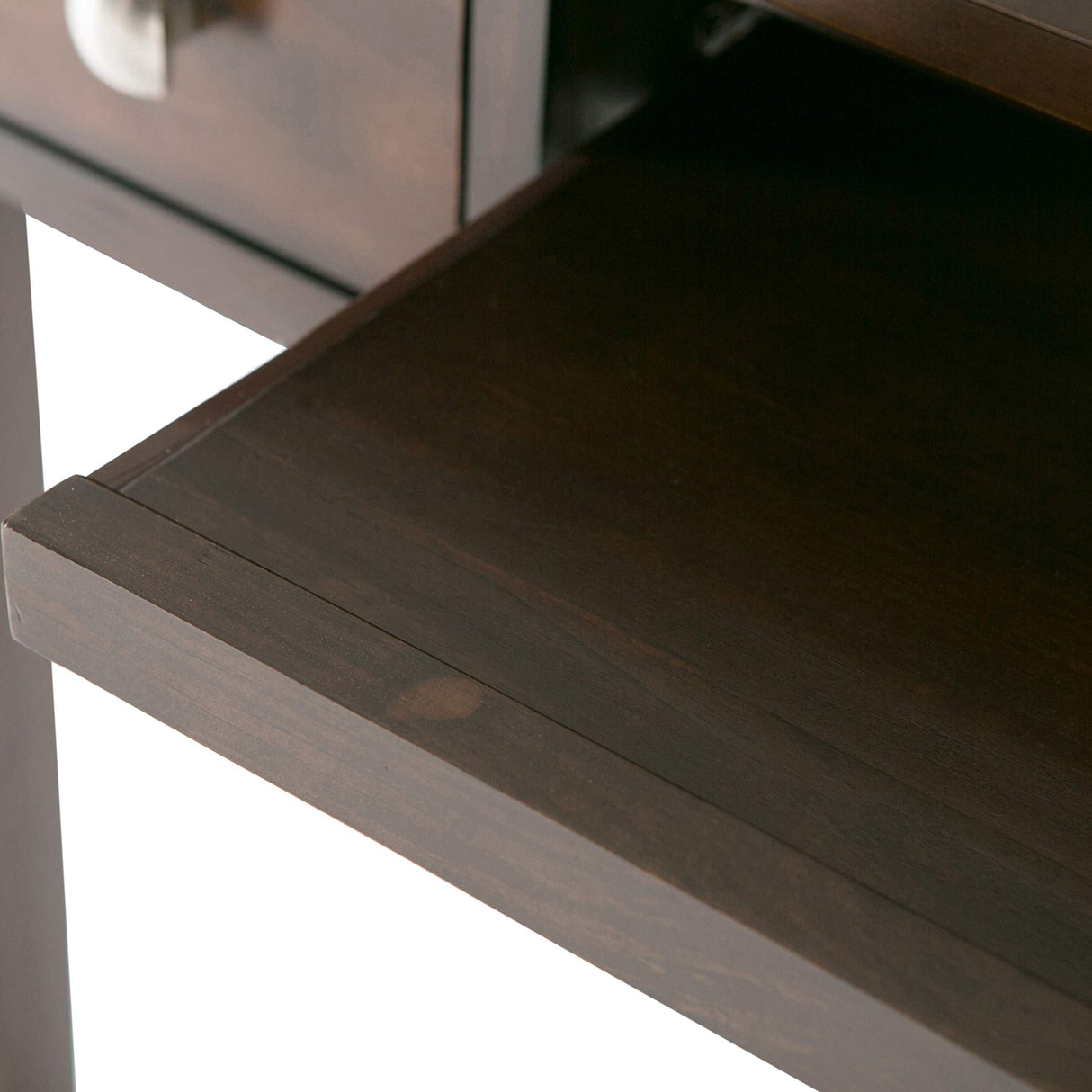 SIMPLIHOME Avalon SOLID WOOD Contemporary 47 Inch Wide Writing Office Desk in Dark Tobacco Brown, For the Office Desk, Writing Table, Workstation and Study Table SIMPLIHOME