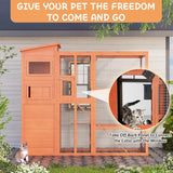 Large Catio Outdoor Cat Enclosure with Weatherproof Roof, 4 Tiers Catios for Cats Patio Outdoor Indoor, Spacious Cat Cage with Resting Rooms, Platforms for Multiple Pet, Kittens & Feral JFHID