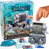The Young Scientists Club Gemstone Treasures, Tumble & Polish Your Own Gemstones, DIY Rock Tumbler, Collect & Identify Gems, Great STEM Kit for Kids Ages 6, 7, 8, 9, Multi The Young Scientists Club