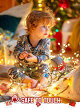 Minetom 50 Ft 1000 LED Cluster Lights Christmas Tree Lights Outdoor Christmas Firecrackers String Lights, 12 Modes Timer Remote Waterproof Plug in Twinkle Fairy Lights for Xmas Tree Garland Party Minetom