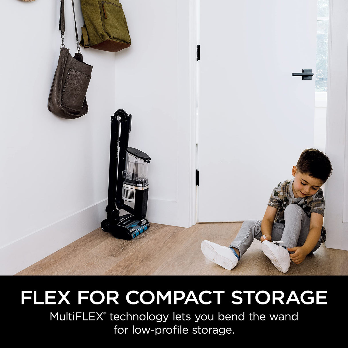 Shark IZ682H Vertex Pro Lightweight Cordless Stick Vacuum with DuoClean PowerFins, Black/Silver Shark