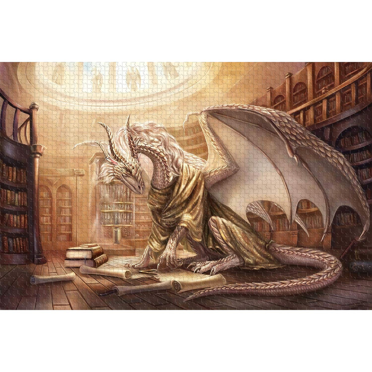 Jigsaw Puzzles 1000 Pieces for Adults - Dragon Puzzle - for Adults Teens Educational Toys Gifts(29.5x19.7 Inches) Buhoet