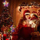 Star Tree Toppers Christmas Decorations Indoor Natural Brown Rattan Star Christmas Tree Topper Lighted Rustic Rattan Star Rustic Rattan Treetop Holiday Xmas Party Decorations (Coloured Light) Mudder