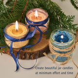 ALEXES Candle Paraffin Wax, 1lb Unscented Candle Making Wax Flakes, for Crafts & Home Fragrance, Refined Paraffin Wax Melts, Extra Strong Plastic Bags, Clear, All Season, Odorless, Classic Style ALEXES