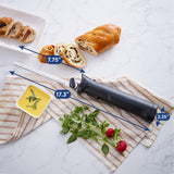Elite Gourmet EK9810 Professional Cordless Rechargeable Easy-Slice Electric Knife with 4 Serrated Blades and Safety Lock Trigger Release, Carving Meats, Poultry, Bread, Black Elite Gourmet