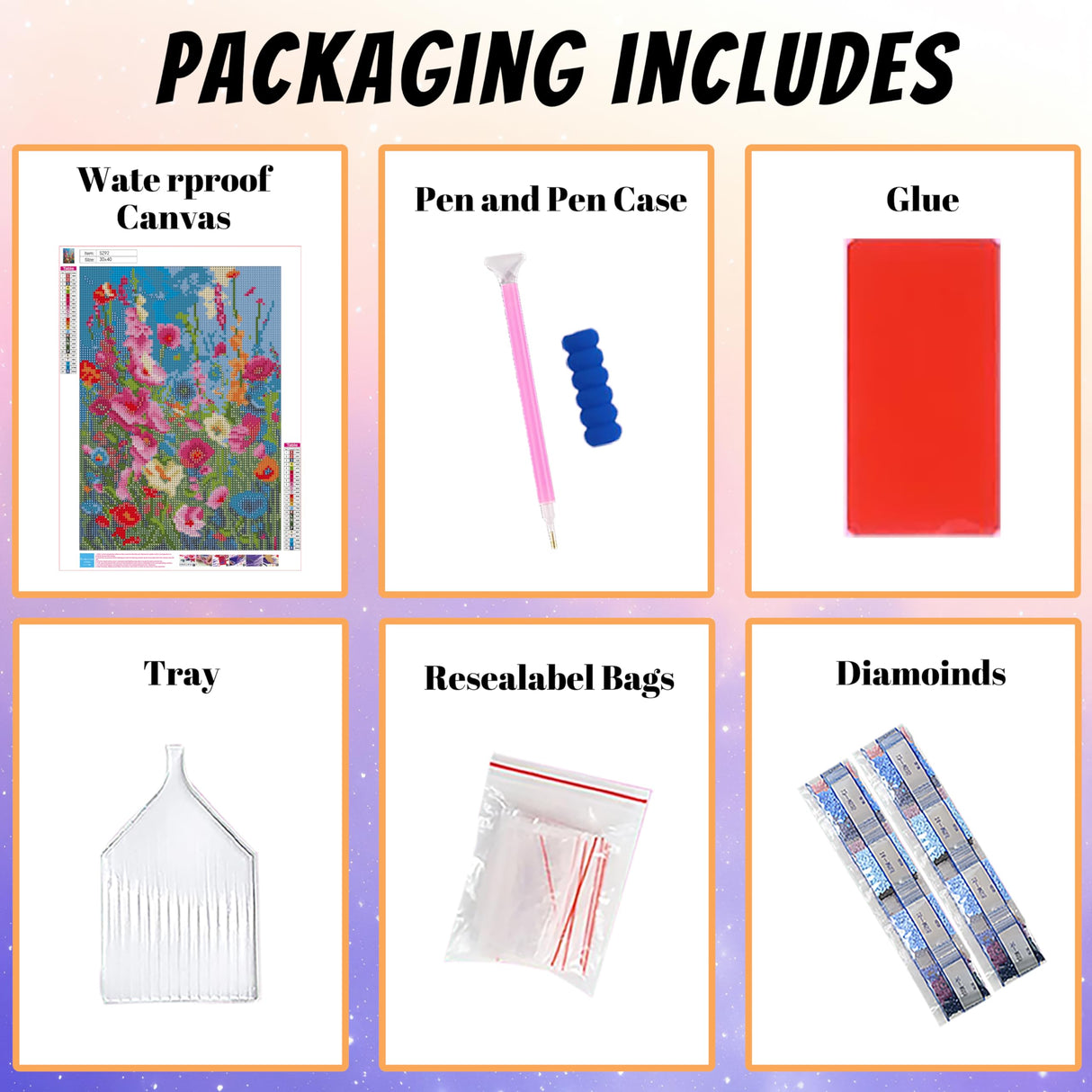 Hutarosl Wild Flowers Diamond Art Kits for Adults - Flowers Diamond Painting for Adults, Flower Gem Painting for Adult and Crafts Home Decor 12x16inch Hutarosl