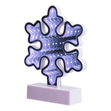 Northlight LED 3D Snowflake Christmas Infinity Mirror - 7.75" Northlight
