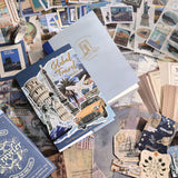 emmoolife Scrapbooking Supplies Kit, Daily Life World Travel Scrapbook Kit for Bullet Junk Journal, Stationery, A6 Grid Notebook, DIY Journaling Supplies, Birthday Craft Gift Teen Girl Kid Women emmoolife