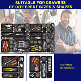 Vexercisehoop Tool Box Organizer, Tool Drawer Organizer Tray Divider, Toolbox Organization, Garage Tool Organizers and Storage, Tool Box Accessories Vexercisehoop