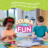 Craftikit ® Award-Winning Foil Art & Rainbow Scratch Art for Kids - 2-in-1 Arts and Crafts Kit for Kids Ages 4-10 - Animal Theme for Girls, Boys & Toddlers Ages 4, 5, 6, 7, 8, 9, 10 Craftikit