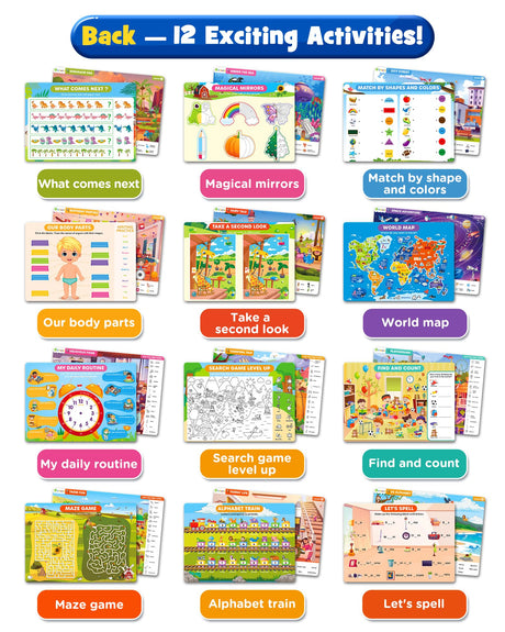 D-FantiX My Storybook Art Kit & Preschool Learning Activity - Search and Find Book D-FantiX