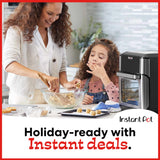 Instant 140-3000-01 Vortex Plus Quart 7-in-1 Multi-Use Air Fryer, 10QT, Silver,Black Instant Pot