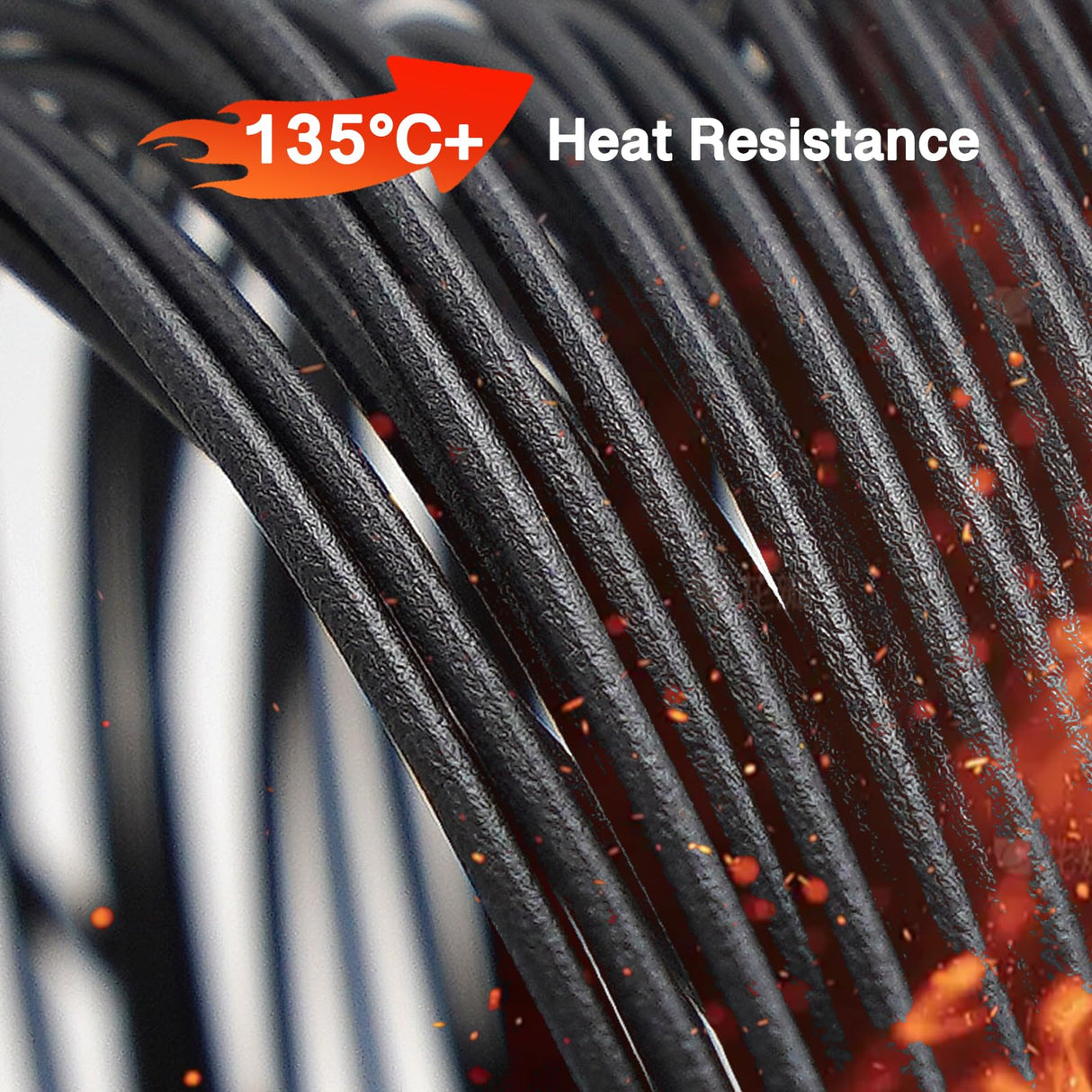 YXPOLYER PC Carbon Fiber Filament PC-CF 50g 1.75mm for 3D Printing, Polycarbonate Carbon Fiber 3D Printer Filament Engineering Material Filament yxpolyer