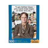 AQUARIUS The Office Dwight Schrute Puzzle (500 Piece Jigsaw Puzzle) - Officially Licensed The Office Merchandise & Collectibles - Glare Free - Precision Fit - 14 x 19 Inches AQUARIUS