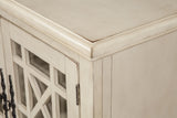 Martin Svensson Home Small Spaces 2-Door Accent Cabinet - TV Stand, 38" W x 32" H, Antique White Martin Svensson Home