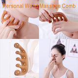 OYAMEQICH Wood Therapy Massage Tools Maderoterapia Kit Body Sculpting Tools for Lymphatic Drainage and Anti-Cellulite .Wood Massager Roller Rpoe for Back and Muscle Pain Relief (Medium) OYAMEQICH