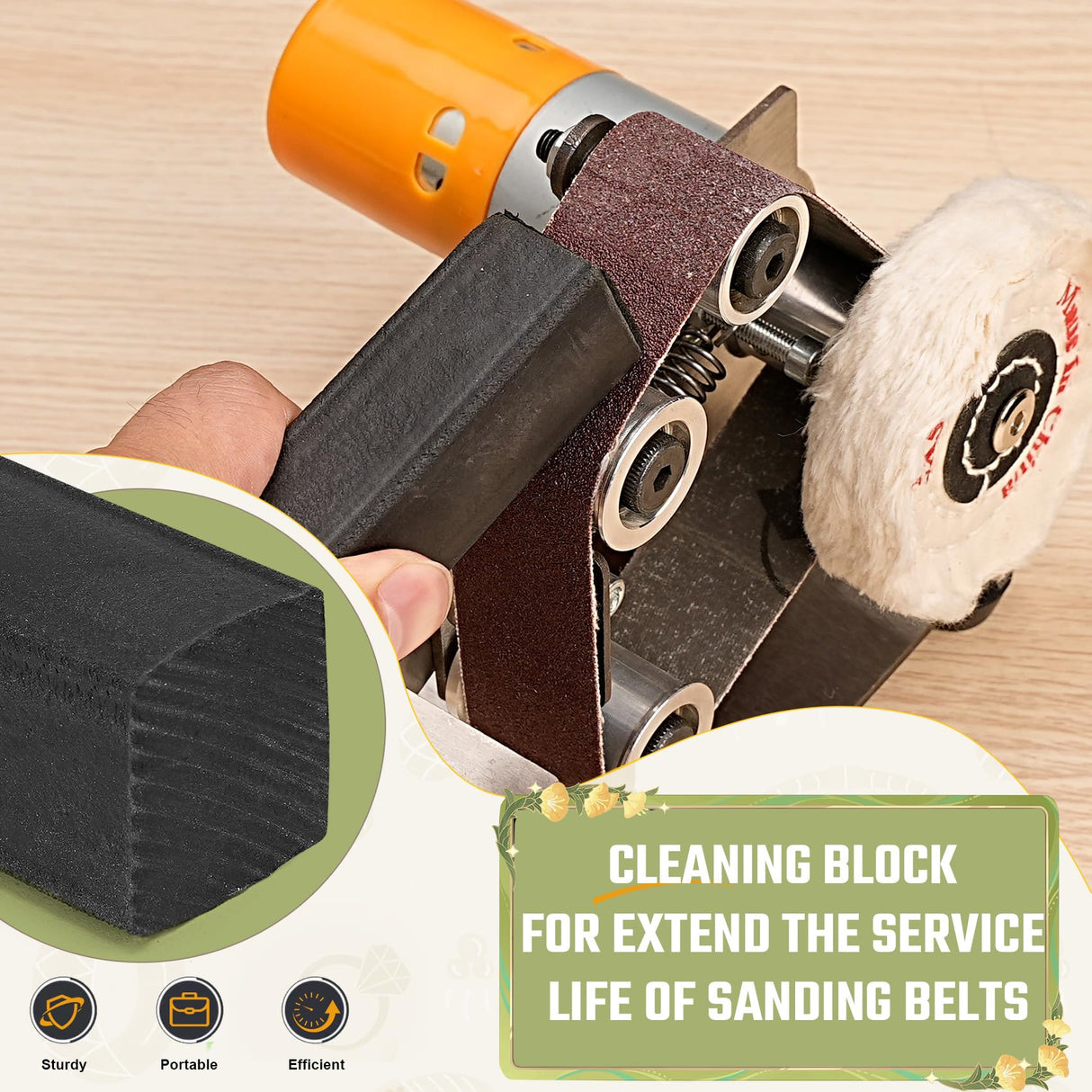 Multifunctional Electric Jewelry Making Machine, 7-Adjustable Speed Jewelry Repair Sander Polisher Jewelry Making Supplies Kit - For Ring, Bead, Copper, Silver, Wood, Resin, Gemstone, Crafts Sbestily