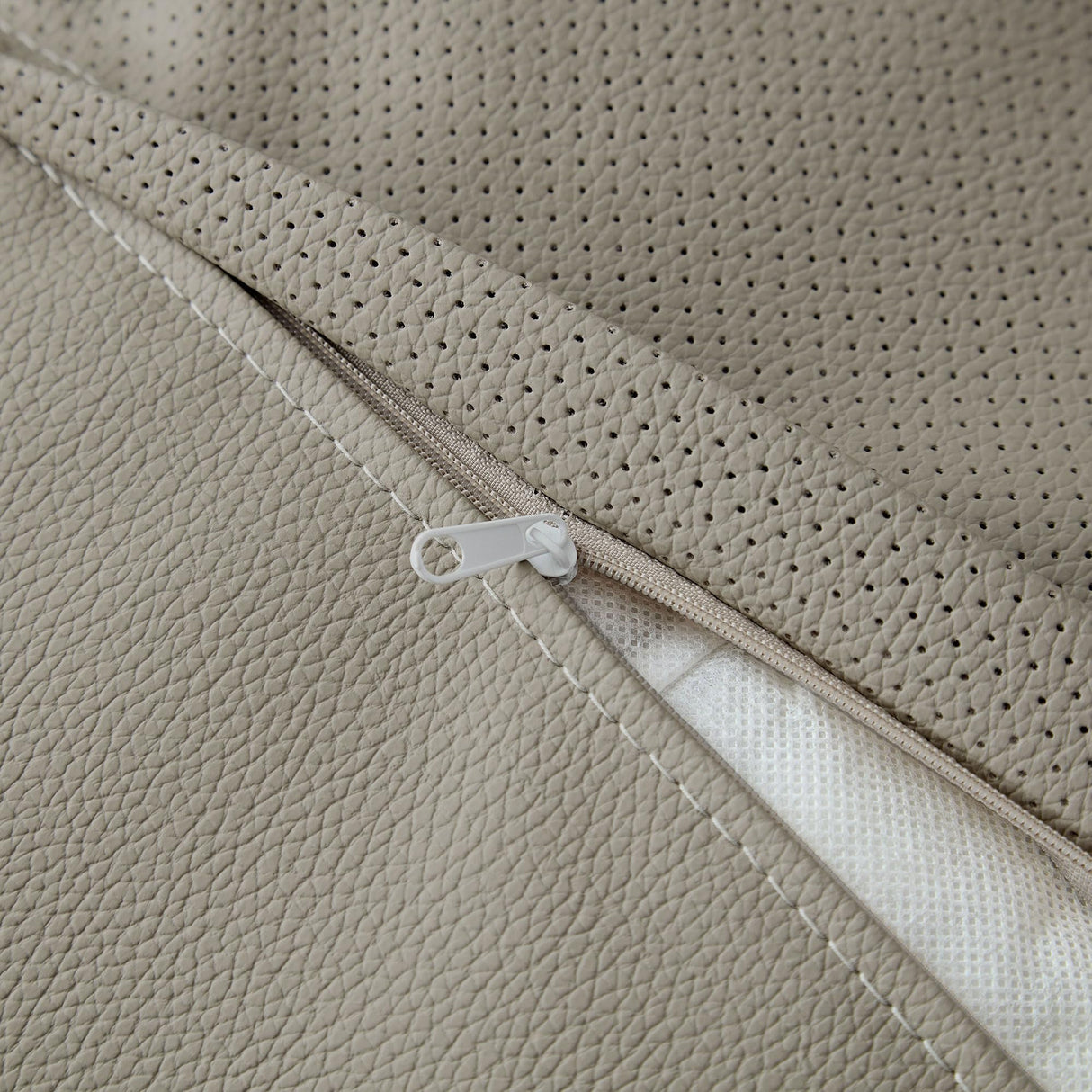 128.74" Curved Sectional Sofa, Modern Oversized Couch, Luxury Modular 5-Seater Couch with Chaise, Leathaire Upholstered Comfy Sofas for Living Room, Apartment, Office, Light Grey Left Facing M MEETAKING