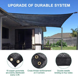 Kesfitt Garden 40% Shade Cloth, Resistant Sun Shade Net 14x20FT Mesh Tarp with HDPE Material and Reinforced Grommets Shade Trap for Greenhouse, Plant, Pergola, and Backyard Patio Sunshade Kesfitt