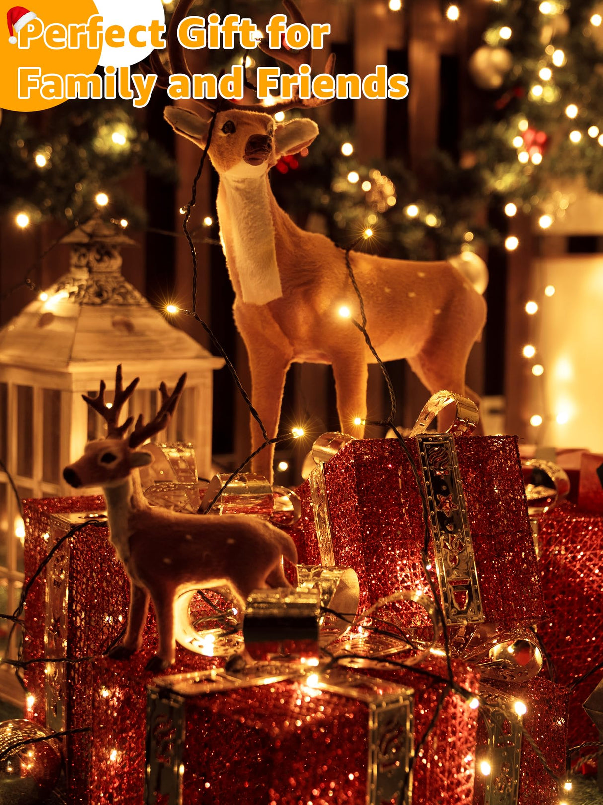 BrightChristmas 1000 LED 328 FT Christmas Lights, Waterproof Outdoor String Lights with Remote and Timer, Christmas Tree Lights with 8 Modes Dimmable, Fairy Lights for Holiday Decor (Warm White) BrightChristmas