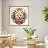 Qiuenisray Wooden Puzzles for Adults,Fox Wooden Jigsaw Puzzles 500pcs,15.7x16.5in,Royal,Unique Shape Animal Adult Puzzles,Irregular Wood Puzzles Creative Gift for Adults and Kids Family Game Qiuenisray