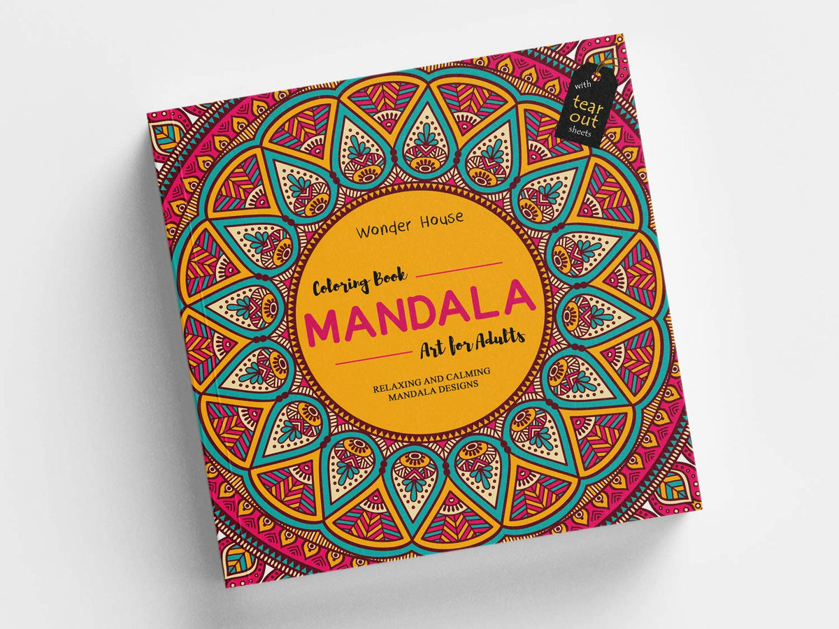 Mandala Art: Colouring books for Adults with tear out sheets Wonder House